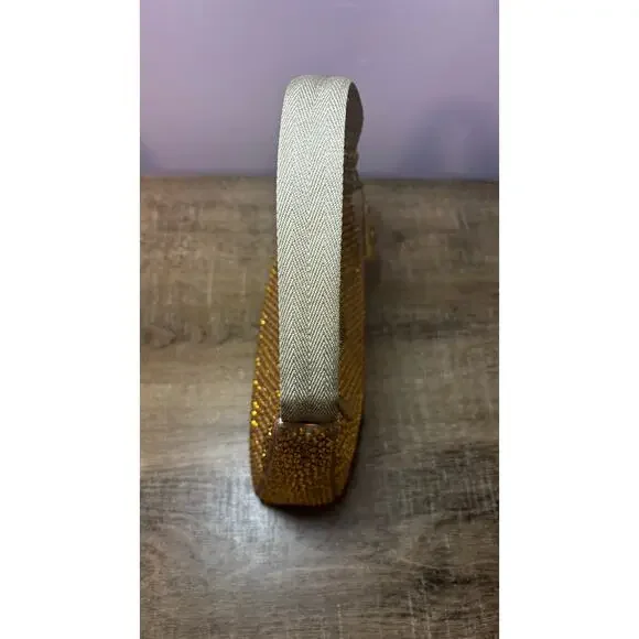 ❤️SOLD❤️Prada Gold Embellished Re-edition Shoulder Bag - Picture 2 of 5